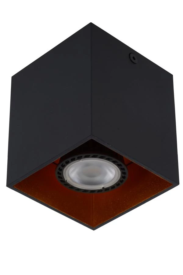 Lucide BIDO - Ceiling spotlight - 1xGU10 - Black - off